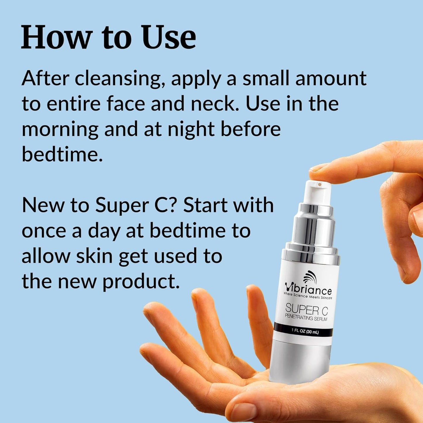 Vibriance Super C Vitamin C Serum for Mature Skin, 1 fl oz